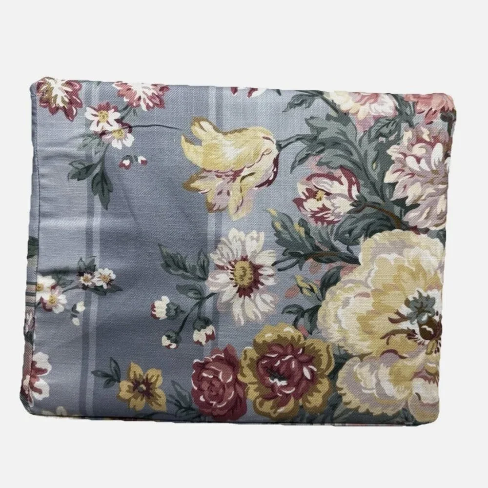 Ralph Lauren Home Adalia Cotton FULL QUEEN Duvet Cover Blue Floral 1pc NEW $430